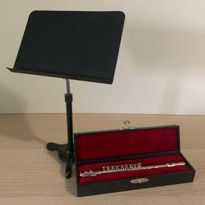 American Girl Doll Flute and Music Stand